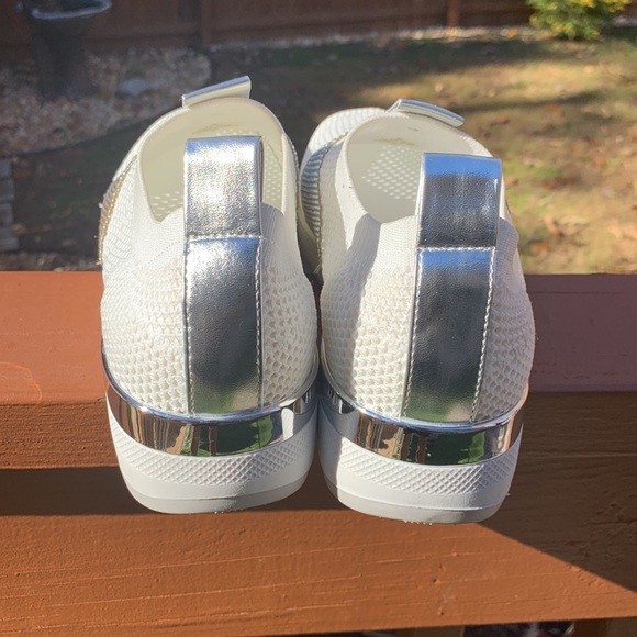 Nine West - Aia Slip On Sneakers Whiteknit – Womens - Picture 4 of 10